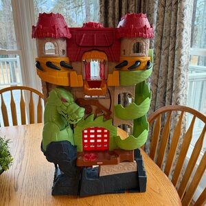 Fisher Price Imaginext Dragon Castle Playset fortress 2008 Mattel